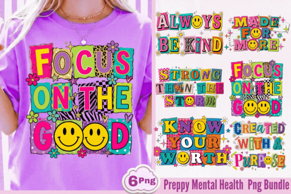 Download Preppy Mental Health Collage Png Bundle - Health Collection