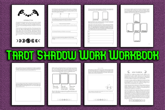 Download Tarot Shadow Work Workbook Journal KDP - Workbook Collection