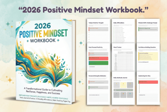 Download 🌟2026 Positive Mindset Workbook✨📖 - Workbook Collection
