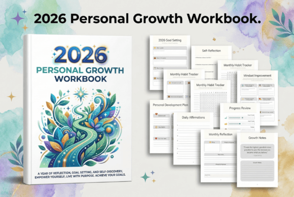 Download 🌱2026 Personal Growth Workbook✨📘 - Workbook Collection