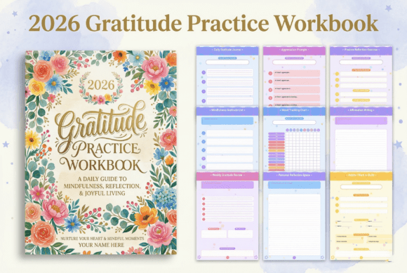 Download 🌸2026 Gratitude Practice Workbook✨📘 - Workbook Collection