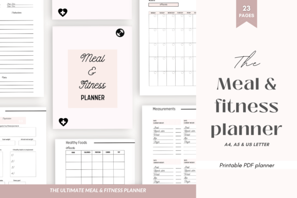 Download Health and Fitness Planner Printable - Health Collection