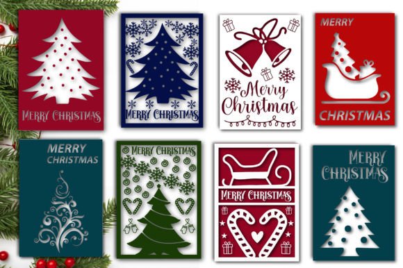 Download Merry Christmas Card SVG Bundle - Christmas Collection