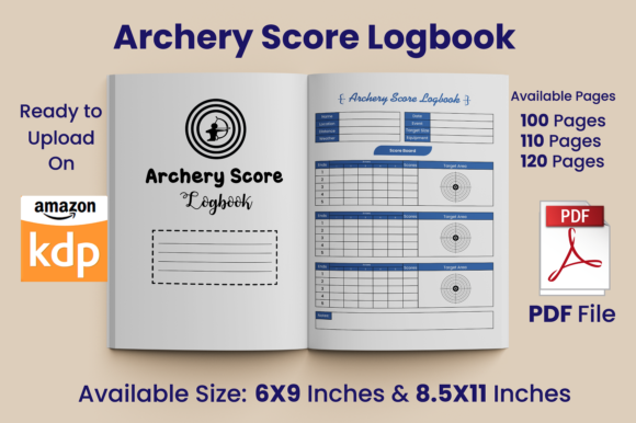Download Archery Score Logbook KDP Interior - Premium Bundle