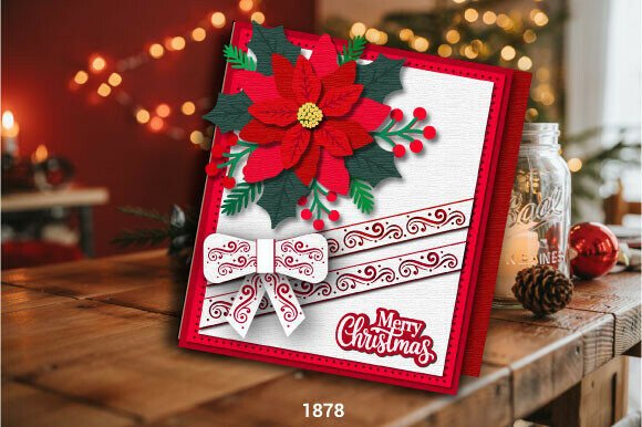 Download Festive Christmas Card SVG Layer 1878 - Christmas Collection